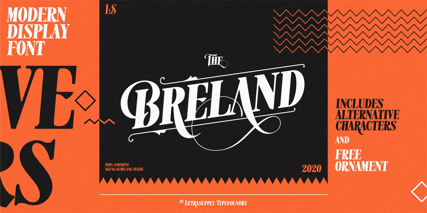 Breland Font preview